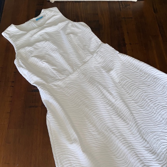 J. McLaughlin White Stretch Dress